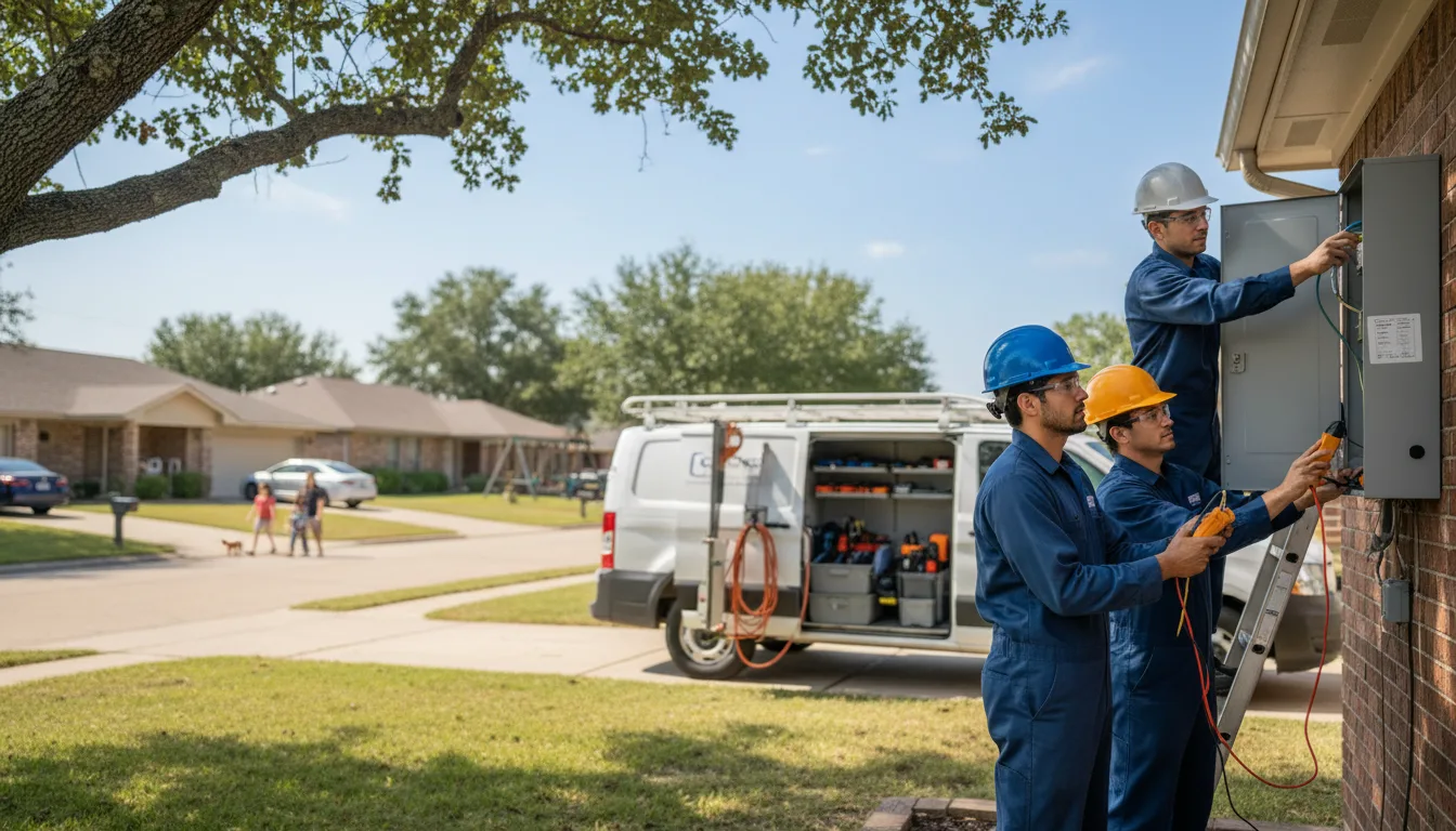 Certified electrician providing emergency electrical services in Pringle, SD